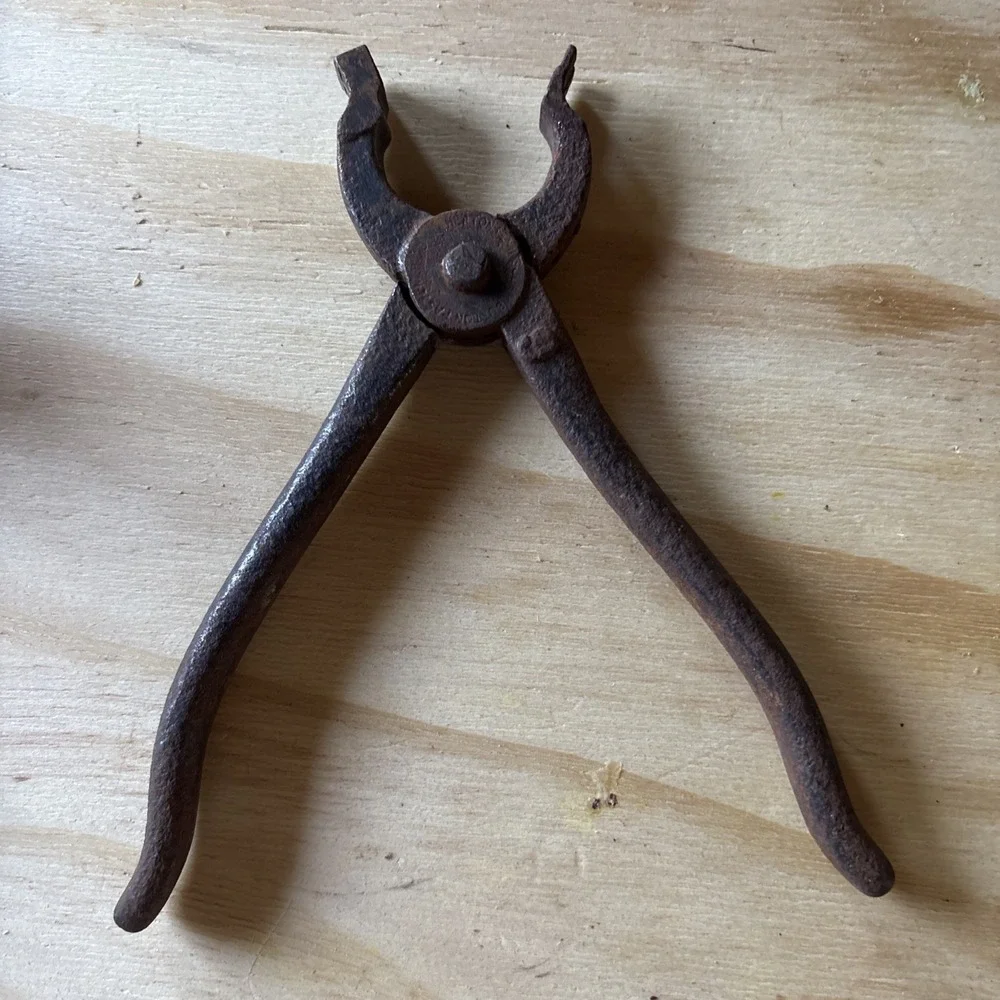 Vintage Heaton Peninsular Leather Button Fastener Pliers 7 Inch‎